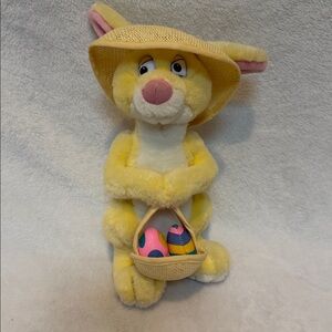 Vintage 90's Disney Easter Rabbit 12.5" Plush Doll Winnie the Pooh Stuffed Toy
